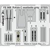 Eduard Accessories: Rafale C seatbelts grey STEEL f.Revell in 1:48 [7242968]