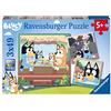 Ravensburger - Puzzle Bluey | Giochi Bambino 5 Anni | 3x49 Pezzi | Puzzle Bambin