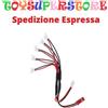 Rayline Carica Batteria Jst Multipla Cavo Caricabatterie 3.7v Lipo Drone Syma Tekk Fury