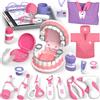 Lehoo Castle Valigetta Dottore Bambini, Kit Dentista per Giochi, Valigetta Do...