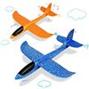 VCOSTORE Aereo Polistirolo per Bambini - 2 Pezzi Aerei Polistirolo da Lanciare G