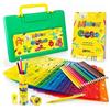 Mimtom Stencil per Bambini | Set da Disegno con Stencil 58 PZ con più di 370 For
