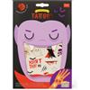 Does not apply Tatuaggi Temporanei per Bambini, Tema Halloween, Lavabili, Resistenti a Sudore E