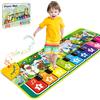 Dromlag Giochi Bambini Anno Tappeto per Pianoforte 10 Animali Regalo Gioco