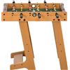 HOMCOM Calcio Balilla Pieghevole con 18 Giocatori 6 Aste e Segnapunti 69x37x70cm