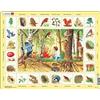 Larsen NA4 Puzzle della natura: Foresta, edizione Polacco, Puzzle Incorniciato c