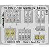 Eduard Accessories: F-15E seatbelts STEEL f.Great Wall Hobby in 1:48 [7242965]