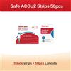Sinocare 50 strisce reattive per la glicemia per Sinocare Safe-ACCU2 Senza misuratore