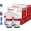 Sinocare Safe AQ Strisce Reattive per Glicemia Precisione Clinica e Resistenz...