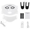 Does not apply Maschera LED per Il Viso in Silicone Con Collo 7 Colori LED Photon Luce Rossa Te