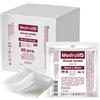 Medrull Compresse sterili, 20 buste x 5 pezzi (100 pezzi), 8 strati, 10 cm x 10