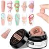 SUPWEE Solid Builder Gel per Unghie - 14 g Nudo 3D Nail Art Scultura Gel Multifu