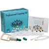 Uplife Set Coppettazione con 12 Coppette Massaggio Schiena - Per Cupping Ther...