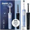 Oral-B Vitality Pro Duo 2 Spazzolini Elettrici 1 Nero + 1 Azzurro Nuovo Coppia