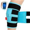 Comfytemp Grande Tasca di Ghiaccio Riutilizzabile per Ginocchio, Terapia con Com