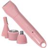 SQUADO Rasoio Elettrico 4 in 1 da Donna - Depilatore Multifunzione per Viso, Cor