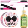 WOZUTUNT Edge Control Wax Tenuta Forte Gel Capelli Stick Cera Capelli Antisfaldamento Per