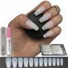 By Vixi 600 SET PER UNGHIE MEDIE BARA/BALLERINA con LIMA DI PREPARAZIONE, 12 mis