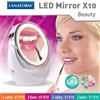 Lanaform, Specchio a due facce con ingrandimento 10x e luce LED