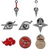 Naruto Set di Spille Personaggi Distintivo Metallo Cosplay Borsa Giacca Regalo