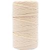 Vaessen Creative Filato macramè naturale, 4 mm x 100 m, 100% cotone,