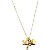 Catenina Veneziana ciondolo fede speranza carità argento 925 dorato unisex