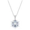 SWAROVSKI 5735399 Pendente Magic Fiocco Di Neve Blu Placcato rodio