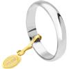 Unoaerre Fede Nuziale Unoaerre 3 Grammi Classica Oro Bianco 18 kt
