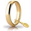 Unoaerre Fede Nuziale Unoaerre Comoda 4 mm Oro Giallo 18 kt