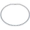 SWAROVSKI 5733402 Collana Tennis Una Angelic Taglio Round Blu