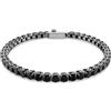 Swarovski 5696030 Bracciale Tennis Matrix Taglio Round Nero taglia L