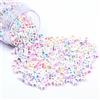 DAHI 1000 Pezzi Perline con Lettere Colorate 6 x 6 mm, Perline Lettere Quadrate