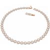 Swarovski 5367845 Collana Angelic Rotondo, Bianco, Placcato color oro Rosa
