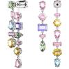 Swarovski 5656417 Orecchini pendenti Gema Design asimm. Tagliomisto Lunghi Rodio