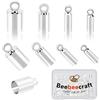 Beebeecraft 80Pcs 4 Dimensioni 925 Cappucci Terminali A Crimpare Placcati