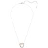 Swarovski 5518868 Collana Infinity Cuore Bianca Mix di finiture