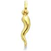 Cornetto piccolo oro giallo 18 Kt portafortuna scaramantico gioiello unisex