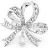 Swarovski 5647729 Anello cocktail Volta Fiocco Grande Bianco Placcato Rodio