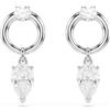 SWAROVSKI 5723177 Orecchini pendenti Mesmera Taglio misto Bianchi