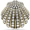 Swarovski 5683967 Spilla Idyllia Conchiglia Bianca Placcato Oro