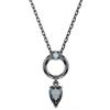 Swarovski 5732491 Pendente Mesmera Taglio misto Grigio Placcato rutenio
