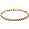 SWAROVSKI 5734240 Bracciale Tennis Imber Emily Taglio Round Nero