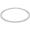 Swarovski 5599191 Collana Ortyx Taglio triangolo Bianca Placcato Rodio
