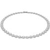 Collana Angelic Tennis, Cristalli,Placcatura rodio