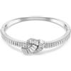 SWAROVSKI 5727117 Bracciale rigido Matrix Nodo Bianco taglia S