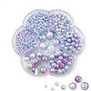 Dreamark - Set di 1150 perline colorate, da 3, 4, 5, 6, 8, 10, 12 mm, perline ro
