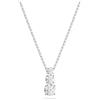Swarovski 5414970 Pendente Attract Trilogy Taglio tondo Bianco Placcato Rodio