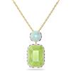 Swarovski 5619787 Collana Orbita Taglio ottagonale Multicolore Placcato Oro