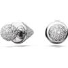 Swarovski 5662284 Orecchini a lobo Luna Luna Bianchi Placcato Rodio