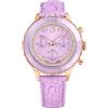 Swarovski 5690804 Orologio Octea Chrono Cinturino in pelle, Viola
